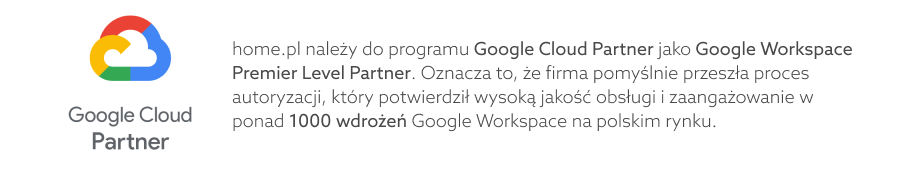 Home.pl Google Cloud Partner