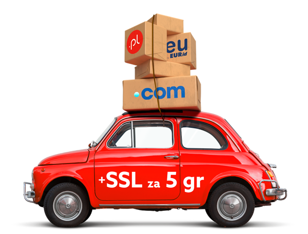Wykonaj transfer domeny do home.pl, a otrzymasz certyfikat SSL za 5 groszy/rok! Transfer domeny do home.pl