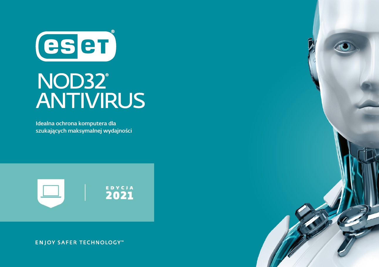 ESET NOD32 Antivirus program antywirusowy dla Windows 1 Urządzenia/Licencja na 1 rok